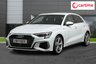USED 2021 71 AUDI A3 1.0 TFSI 30 S line Sportback 5dr Petrol Manual Euro 6 (s/s) (110 ps) Touchscreen, Apple CarPlay / Android Auto, Leather Interior, Rear Sensors, 18-Inch Alloy Wheels Touchscreen, Apple CarPlay / Android Auto, Leather Interior, Rear Sensors, 18-Inch Alloy Wheels