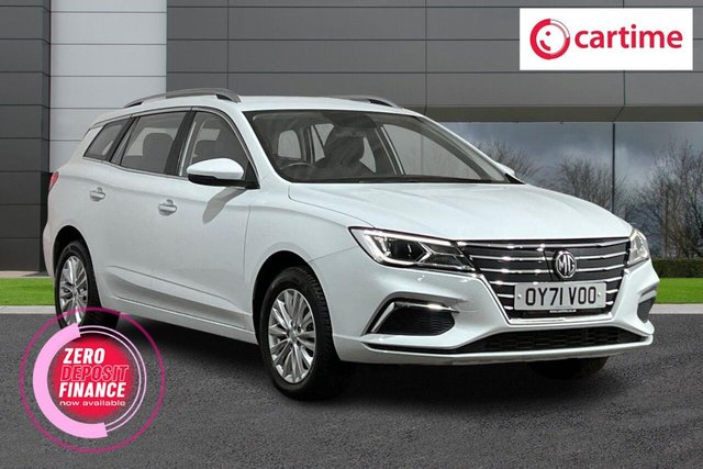 View our MG MG 5 52.5kWh Exclusive Estate 5dr Electric Auto (156 ps) Rear Parking Camera, 8-Inch Touchscreen, Electric Drivers Seat, In-Car Navigation, Bluetooth