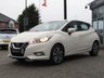 USED 2018 18 NISSAN MICRA 1.0 Acenta Hatchback 5dr Petrol Manual Euro 6 (71 ps) Finished in IVORY with GREY SPORTS TRIM. This is a great looking version of the 5th generation Micra. It is stylish, economical and a joy to drive. Perfect for the small to mid sized family. Feature include Sat Nav, Rear View Camera, DAB Radio, B/Tooth, Power Folding Door mirrors, Rear Tinted windows and much more. Serviced at 18432 miles, 36599 miles, 60650 miles and at 73200 miles on 23/7/2024.
