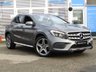 USED 2017 67 MERCEDES-BENZ GLA 2.1 GLA220d AMG Line SUV 5dr Diesel 7G-DCT 4MATIC Euro 6 (s/s) (177 ps) Finished in MOUNTAIN GREY with contrasting BLACK LEATHER and ALCANTARA TRIM. This Mercedes GLA is a practical and comfortable SUV crossover with a high quality interior and distinctive styling.Features include,  Reversing Camera, 19" Alloys, Leather Seats, Electric tailgate, Power Folding Mirrors and much more.