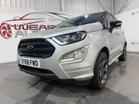 USED 2018 68 FORD ECOSPORT 1.5 EcoBlue ST-Line SUV 5dr Diesel Manual AWD Euro 6 (s/s) (125 ps) NAV, 4X4, FSH, 2 keys, Cruise, DAB