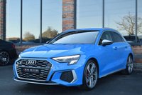 USED 2022 72 AUDI S3 2.0 TFSI Sportback 5dr Petrol S Tronic quattro Euro 6 (s/s) (310 ps) 1 OWNER / 19" / TURBO BLUE