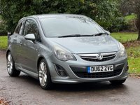 USED 2012 62 VAUXHALL CORSA 1.4 16V SRi Hatchback 3dr Petrol Manual Euro 5 (100 ps) 