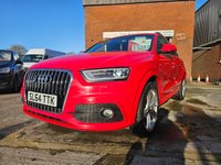 USED 2014 64 AUDI Q3 2.0 TDI S line Plus SUV 5dr Diesel Manual quattro Euro 5 (s/s) (140 ps) Low Mileage