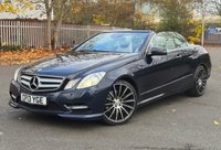 USED 2013 13 MERCEDES-BENZ E-CLASS 2.1 E220 CDI BlueEfficiency Sport Cabriolet 2dr Diesel G-Tronic+ Euro 5 (s/s) (170 ps) 