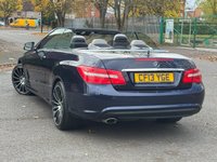 USED 2013 13 MERCEDES-BENZ E-CLASS 2.1 E220 CDI BlueEfficiency Sport Cabriolet 2dr Diesel G-Tronic+ Euro 5 (s/s) (170 ps) 
