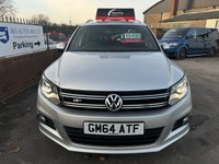 USED 2015 64 VOLKSWAGEN TIGUAN 2.0 TDI BlueMotion Tech R-Line SUV 5dr Diesel Manual 4WD Euro 5 (s/s) (Nav) (140 ps) 2 KEYS CAM BELT RENEWED