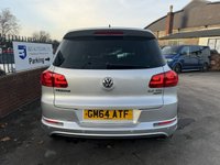 USED 2015 64 VOLKSWAGEN TIGUAN 2.0 TDI BlueMotion Tech R-Line SUV 5dr Diesel Manual 4WD Euro 5 (s/s) (Nav) (140 ps) 2 KEYS CAM BELT RENEWED