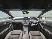 USED 2017 17 MERCEDES-BENZ A-CLASS 1.6 A180 AMG Line (Premium) Hatchback 5dr Petrol 7G-DCT Euro 6 (s/s) (122 ps) Dual Climate Control, Combi Artico Leather and Alcantara Seats, Cruise Control, Bluetooth Connectivity, Voice Control, USB, Heated Front Seats, Paddle Shift Gear Change, Keyless Drive, Rain Sensors, Sport Driving Mode, Auto Dimming Rear View Mirror, Heated Wing Mirrors, Ambient Lighting, LED Running Lights, Reverse Parking Camera, Front and Rear Parking Sensors, Auto Headlights and Upgraded Diamond Cut Alloys Wheels.