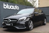 USED 2017 17 MERCEDES-BENZ A-CLASS 1.6 A180 AMG Line (Premium) Hatchback 5dr Petrol 7G-DCT Euro 6 (s/s) (122 ps) Dual Climate Control, Combi Artico Leather and Alcantara Seats, Cruise Control, Bluetooth Connectivity, Voice Control, USB, Heated Front Seats, Paddle Shift Gear Change, Keyless Drive, Rain Sensors, Sport Driving Mode, Auto Dimming Rear View Mirror, Heated Wing Mirrors, Ambient Lighting, LED Running Lights, Reverse Parking Camera, Front and Rear Parking Sensors, Auto Headlights and Upgraded Diamond Cut Alloys Wheels.