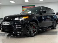 USED 2017 67 LAND ROVER RANGE ROVER SPORT 3.0 SD V6 HSE Dynamic SUV 5dr Diesel Auto 4WD Euro 6 (s/s) (306 ps) FULL LANDROVER SERVICE HISTORY + STUNNING EXAMPLE BLACK/CREAM INT!