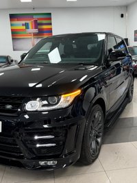 USED 2017 67 LAND ROVER RANGE ROVER SPORT 3.0 SD V6 HSE Dynamic SUV 5dr Diesel Auto 4WD Euro 6 (s/s) (306 ps) FULL LANDROVER SERVICE HISTORY + STUNNING EXAMPLE BLACK/CREAM INT!