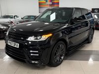 USED 2017 67 LAND ROVER RANGE ROVER SPORT 3.0 SD V6 HSE Dynamic SUV 5dr Diesel Auto 4WD Euro 6 (s/s) (306 ps) FULL LANDROVER SERVICE HISTORY + STUNNING EXAMPLE BLACK/CREAM INT!