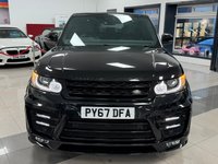 USED 2017 67 LAND ROVER RANGE ROVER SPORT 3.0 SD V6 HSE Dynamic SUV 5dr Diesel Auto 4WD Euro 6 (s/s) (306 ps) FULL LANDROVER SERVICE HISTORY + STUNNING EXAMPLE BLACK/CREAM INT!