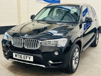 USED 2016 16 BMW X3 2.0 20D X Line SUV 5 Door Diesel Automatic X Drive Euro 6 (s/s) (190 ps) ULEZ EURO 6 1 PREVIOUS OWNER