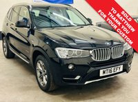 USED 2016 16 BMW X3 2.0 20D X Line SUV 5 Door Diesel Automatic X Drive Euro 6 (s/s) (190 ps) ULEZ EURO 6 1 PREVIOUS OWNER