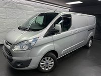 USED 2017 17 FORD TRANSIT CUSTOM 2.0 TDCi 290 Limited Panel Van 5dr Diesel Manual L2 H2 (170 g/km, 128 bhp) Clean Van - NO VAT - Limited