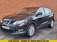 USED 2014 64 NISSAN QASHQAI 1.5 dCi Acenta SUV 5dr Diesel Manual 2WD Euro 5 (s/s) (110 ps) &pound;0 TAX - LOW MILES - HISTORY