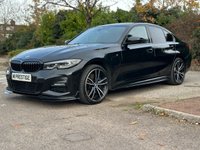 USED 2021 70 BMW 3 SERIES 2.0 330e 12kWh M Sport Saloon 4dr Petrol Plug-in Hybrid Auto Euro 6 (s/s) (292 ps) APPLE-M SPORT PRO-FSH-HTD LEATHER