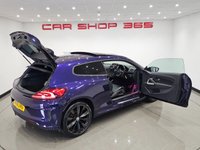 USED 2016 16 VOLKSWAGEN SCIROCCO 2.0 TDI BlueMotion Tech R-Line Hatchback 3dr Diesel DSG Euro 6 (s/s) (184 ps) + NAV + PANORAMIC E/SUNROOF + HEATED LEATHER SPORT SEATS + CRUISE + BLUETOOTH + MULTIMEDIA + F/R PARK AID + PRIVACY + BODY KIT + 19S 19S+PAN ROOF+F/R PARK+HEATED LEATHERS+NAV+CRUISE+BT