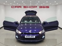 USED 2016 16 VOLKSWAGEN SCIROCCO 2.0 TDI BlueMotion Tech R-Line Hatchback 3dr Diesel DSG Euro 6 (s/s) (184 ps) + NAV + PANORAMIC E/SUNROOF + HEATED LEATHER SPORT SEATS + CRUISE + BLUETOOTH + MULTIMEDIA + F/R PARK AID + PRIVACY + BODY KIT + 19S 19S+PAN ROOF+F/R PARK+HEATED LEATHERS+NAV+CRUISE+BT