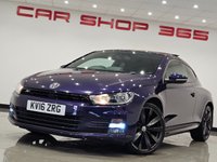 USED 2016 16 VOLKSWAGEN SCIROCCO 2.0 TDI BlueMotion Tech R-Line Hatchback 3dr Diesel DSG Euro 6 (s/s) (184 ps) + NAV + PANORAMIC E/SUNROOF + HEATED LEATHER SPORT SEATS + CRUISE + BLUETOOTH + MULTIMEDIA + F/R PARK AID + PRIVACY + BODY KIT + 19S 19S+PAN ROOF+F/R PARK+HEATED LEATHERS+NAV+CRUISE+BT