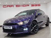 USED 2016 16 VOLKSWAGEN SCIROCCO 2.0 TDI BlueMotion Tech R-Line Hatchback 3dr Diesel DSG Euro 6 (s/s) (184 ps) + NAV + PANORAMIC E/SUNROOF + HEATED LEATHER SPORT SEATS + CRUISE + BLUETOOTH + MULTIMEDIA + F/R PARK AID + PRIVACY + BODY KIT + 19S 19S+PAN ROOF+F/R PARK+HEATED LEATHERS+NAV+CRUISE+BT