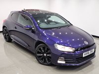 USED 2016 16 VOLKSWAGEN SCIROCCO 2.0 TDI BlueMotion Tech R-Line Hatchback 3dr Diesel DSG Euro 6 (s/s) (184 ps) + NAV + PANORAMIC E/SUNROOF + HEATED LEATHER SPORT SEATS + CRUISE + BLUETOOTH + MULTIMEDIA + F/R PARK AID + PRIVACY + BODY KIT + 19S 19S+PAN ROOF+F/R PARK+HEATED LEATHERS+NAV+CRUISE+BT