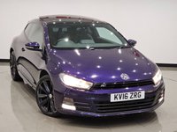 USED 2016 16 VOLKSWAGEN SCIROCCO 2.0 TDI BlueMotion Tech R-Line Hatchback 3dr Diesel DSG Euro 6 (s/s) (184 ps) + NAV + PANORAMIC E/SUNROOF + HEATED LEATHER SPORT SEATS + CRUISE + BLUETOOTH + MULTIMEDIA + F/R PARK AID + PRIVACY + BODY KIT + 19S 19S+PAN ROOF+F/R PARK+HEATED LEATHERS+NAV+CRUISE+BT