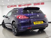 USED 2016 16 VOLKSWAGEN SCIROCCO 2.0 TDI BlueMotion Tech R-Line Hatchback 3dr Diesel DSG Euro 6 (s/s) (184 ps) + NAV + PANORAMIC E/SUNROOF + HEATED LEATHER SPORT SEATS + CRUISE + BLUETOOTH + MULTIMEDIA + F/R PARK AID + PRIVACY + BODY KIT + 19S 19S+PAN ROOF+F/R PARK+HEATED LEATHERS+NAV+CRUISE+BT