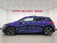 USED 2016 16 VOLKSWAGEN SCIROCCO 2.0 TDI BlueMotion Tech R-Line Hatchback 3dr Diesel DSG Euro 6 (s/s) (184 ps) + NAV + PANORAMIC E/SUNROOF + HEATED LEATHER SPORT SEATS + CRUISE + BLUETOOTH + MULTIMEDIA + F/R PARK AID + PRIVACY + BODY KIT + 19S 19S+PAN ROOF+F/R PARK+HEATED LEATHERS+NAV+CRUISE+BT
