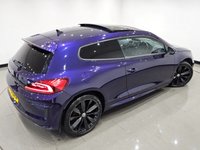 USED 2016 16 VOLKSWAGEN SCIROCCO 2.0 TDI BlueMotion Tech R-Line Hatchback 3dr Diesel DSG Euro 6 (s/s) (184 ps) + NAV + PANORAMIC E/SUNROOF + HEATED LEATHER SPORT SEATS + CRUISE + BLUETOOTH + MULTIMEDIA + F/R PARK AID + PRIVACY + BODY KIT + 19S 19S+PAN ROOF+F/R PARK+HEATED LEATHERS+NAV+CRUISE+BT