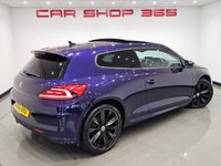 USED 2016 16 VOLKSWAGEN SCIROCCO 2.0 TDI BlueMotion Tech R-Line Hatchback 3dr Diesel DSG Euro 6 (s/s) (184 ps) + NAV + PANORAMIC E/SUNROOF + HEATED LEATHER SPORT SEATS + CRUISE + BLUETOOTH + MULTIMEDIA + F/R PARK AID + PRIVACY + BODY KIT + 19S 19S+PAN ROOF+F/R PARK+HEATED LEATHERS+NAV+CRUISE+BT