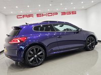 USED 2016 16 VOLKSWAGEN SCIROCCO 2.0 TDI BlueMotion Tech R-Line Hatchback 3dr Diesel DSG Euro 6 (s/s) (184 ps) + NAV + PANORAMIC E/SUNROOF + HEATED LEATHER SPORT SEATS + CRUISE + BLUETOOTH + MULTIMEDIA + F/R PARK AID + PRIVACY + BODY KIT + 19S 19S+PAN ROOF+F/R PARK+HEATED LEATHERS+NAV+CRUISE+BT