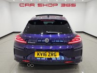 USED 2016 16 VOLKSWAGEN SCIROCCO 2.0 TDI BlueMotion Tech R-Line Hatchback 3dr Diesel DSG Euro 6 (s/s) (184 ps) + NAV + PANORAMIC E/SUNROOF + HEATED LEATHER SPORT SEATS + CRUISE + BLUETOOTH + MULTIMEDIA + F/R PARK AID + PRIVACY + BODY KIT + 19S 19S+PAN ROOF+F/R PARK+HEATED LEATHERS+NAV+CRUISE+BT