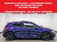 USED 2016 16 VOLKSWAGEN SCIROCCO 2.0 TDI BlueMotion Tech R-Line Hatchback 3dr Diesel DSG Euro 6 (s/s) (184 ps) + NAV + PANORAMIC E/SUNROOF + HEATED LEATHER SPORT SEATS + CRUISE + BLUETOOTH + MULTIMEDIA + F/R PARK AID + PRIVACY + BODY KIT + 19S 19S+PAN ROOF+F/R PARK+HEATED LEATHERS+NAV+CRUISE+BT