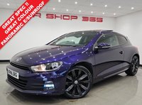USED 2016 16 VOLKSWAGEN SCIROCCO 2.0 TDI BlueMotion Tech R-Line Hatchback 3dr Diesel DSG Euro 6 (s/s) (184 ps) + NAV + PANORAMIC E/SUNROOF + HEATED LEATHER SPORT SEATS + CRUISE + BLUETOOTH + MULTIMEDIA + F/R PARK AID + PRIVACY + BODY KIT + 19S 19S+PAN ROOF+F/R PARK+HEATED LEATHERS+NAV+CRUISE+BT