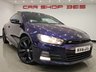 USED 2016 16 VOLKSWAGEN SCIROCCO 2.0 TDI BlueMotion Tech R-Line Hatchback 3dr Diesel DSG Euro 6 (s/s) (184 ps) + NAV + PANORAMIC E/SUNROOF + HEATED LEATHER SPORT SEATS + CRUISE + BLUETOOTH + MULTIMEDIA + F/R PARK AID + PRIVACY + BODY KIT + 19S 19S+PAN ROOF+F/R PARK+HEATED LEATHERS+NAV+CRUISE+BT