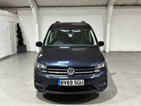 USED 2019 69 VOLKSWAGEN CADDY MAXI LIFE 2.0 TDI MPV 5dr Diesel DSG Euro 6 (s/s) (102 ps) 7 SEATS+PARK+BLUETOOTH+FSH!!!