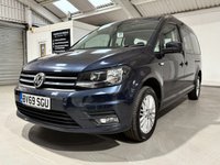 USED 2019 69 VOLKSWAGEN CADDY MAXI LIFE 2.0 TDI MPV 5dr Diesel DSG Euro 6 (s/s) (102 ps) 7 SEATS+PARK+BLUETOOTH+FSH!!!