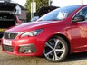 USED 2018 18 PEUGEOT 308 2.0 BlueHDi GT Line Hatchback 5dr Diesel EAT Euro 6 (s/s) (150 ps) DAB RADIO, ALLOYS, PART LEATHER