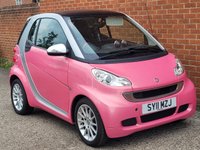 USED 2011 11 SMART FORTWO 1.0 MHD Passion Coupe 2dr Petrol SoftTouch Euro 5 (s/s) (71 bhp) 