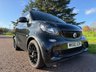 USED 2016 66 SMART FORTWO 0.9T Edition Black Coupe 2dr Petrol Twinamic Euro 6 (s/s) (90 ps) BLUETOOTH-PARK SENSOR-CRUISE-&pound;0 TAX