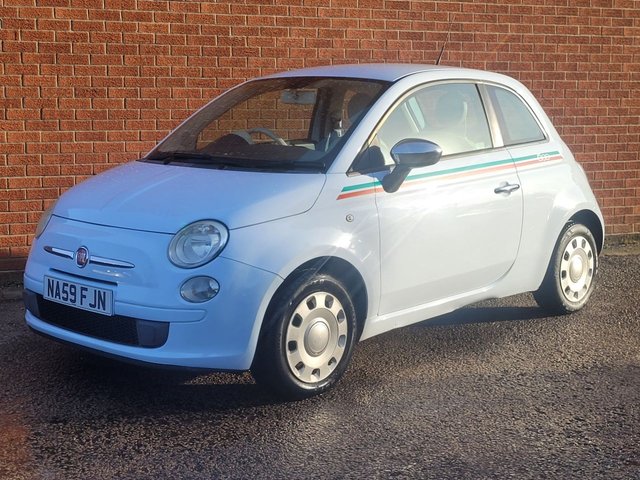 2009 59 Fiat 500 1.2 Pop Hatchback 3dr Petrol Manual Euro 5 (s/s) (69 bhp)