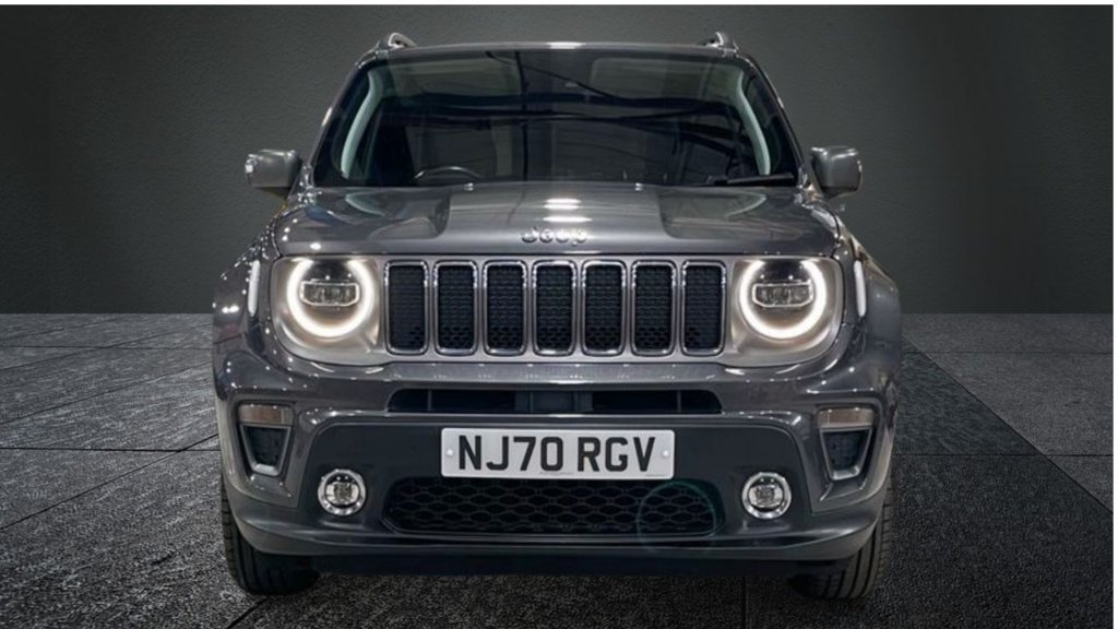 USED 2020 70 JEEP RENEGADE 1.3 GSE T4 11.4kWh Limited SUV 5dr Petrol Plug-in Hybrid Auto 4xe Euro 6 (s/s) (190 ps) APPLE CARPLAY+NAV+F/LEATHER+XENON