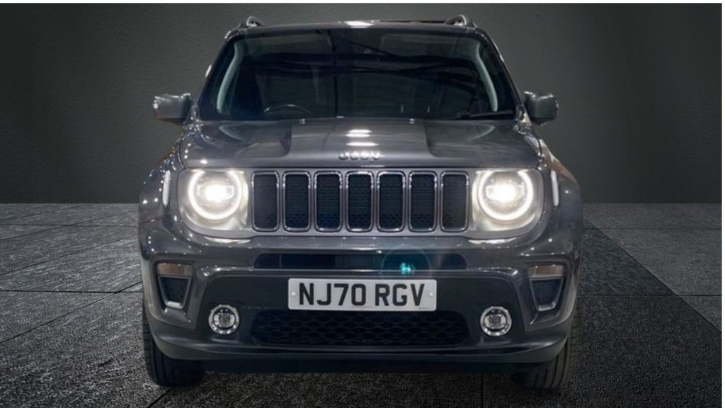 USED 2020 70 JEEP RENEGADE 1.3 GSE T4 11.4kWh Limited SUV 5dr Petrol Plug-in Hybrid Auto 4xe Euro 6 (s/s) (190 ps) APPLE CARPLAY+NAV+F/LEATHER+XENON