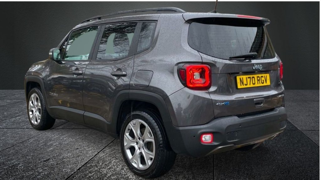 USED 2020 70 JEEP RENEGADE 1.3 GSE T4 11.4kWh Limited SUV 5dr Petrol Plug-in Hybrid Auto 4xe Euro 6 (s/s) (190 ps) APPLE CARPLAY+NAV+F/LEATHER+XENON