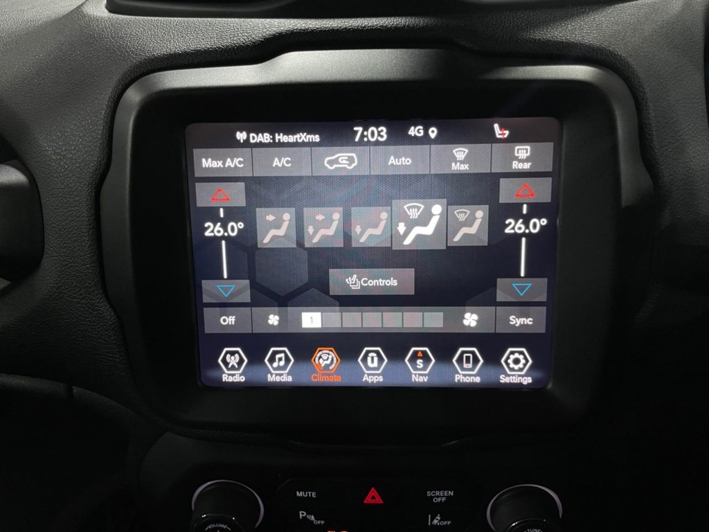 USED 2020 70 JEEP RENEGADE 1.3 GSE T4 11.4kWh Limited SUV 5dr Petrol Plug-in Hybrid Auto 4xe Euro 6 (s/s) (190 ps) APPLE CARPLAY+NAV+F/LEATHER+XENON