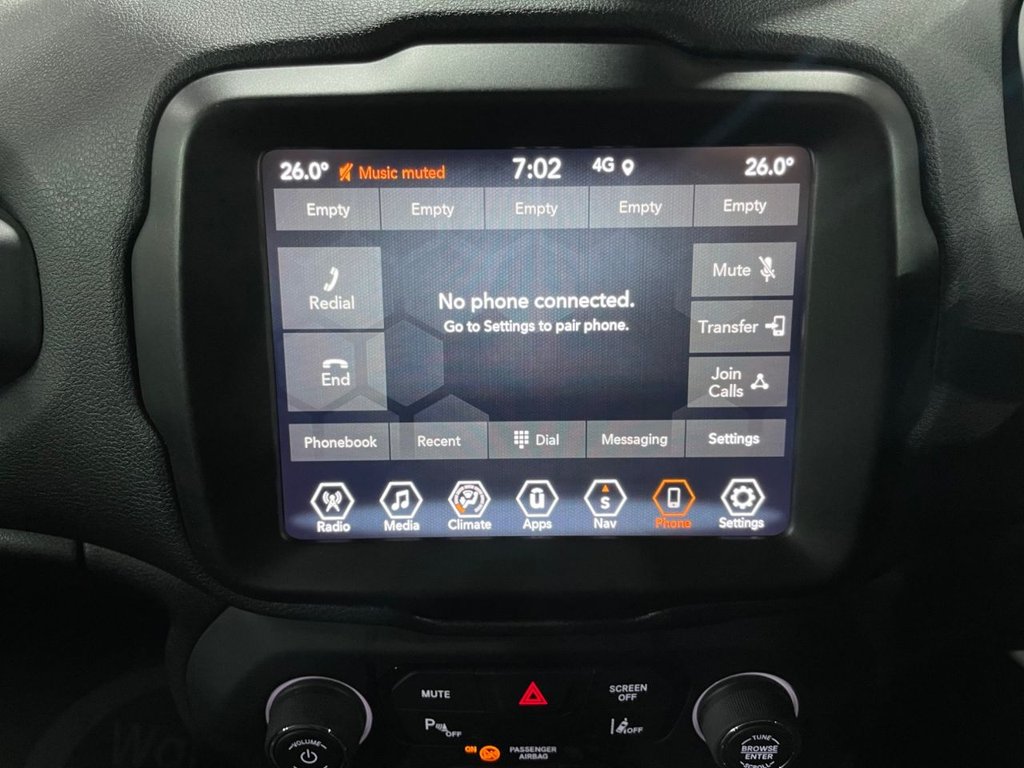 USED 2020 70 JEEP RENEGADE 1.3 GSE T4 11.4kWh Limited SUV 5dr Petrol Plug-in Hybrid Auto 4xe Euro 6 (s/s) (190 ps) APPLE CARPLAY+NAV+F/LEATHER+XENON
