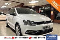 USED 2015 15 VOLKSWAGEN POLO 1.2 TSI BlueMotion Tech SE Design Hatchback 5dr Petrol Manual Euro 6 (s/s) (90 ps) LOW RATE FINANCE AVAILABLE + RAC PLATINUM WARRANTY INCLUDED